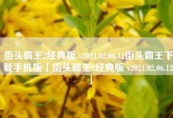 街头霸王2经典版 v2021.02.06.12街头霸王下载手机版「街头霸王2经典版 v2021.02.06.12」