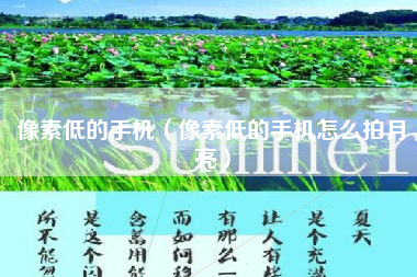 像素低的手机（像素低的手机怎么拍月亮）