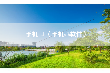 手机 ssh（手机ssh软件）
