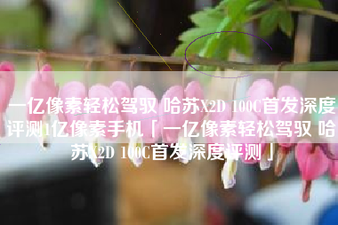 一亿像素轻松驾驭 哈苏X2D 100C首发深度评测1亿像素手机「一亿像素轻松驾驭 哈苏X2D 100C首发深度评测」